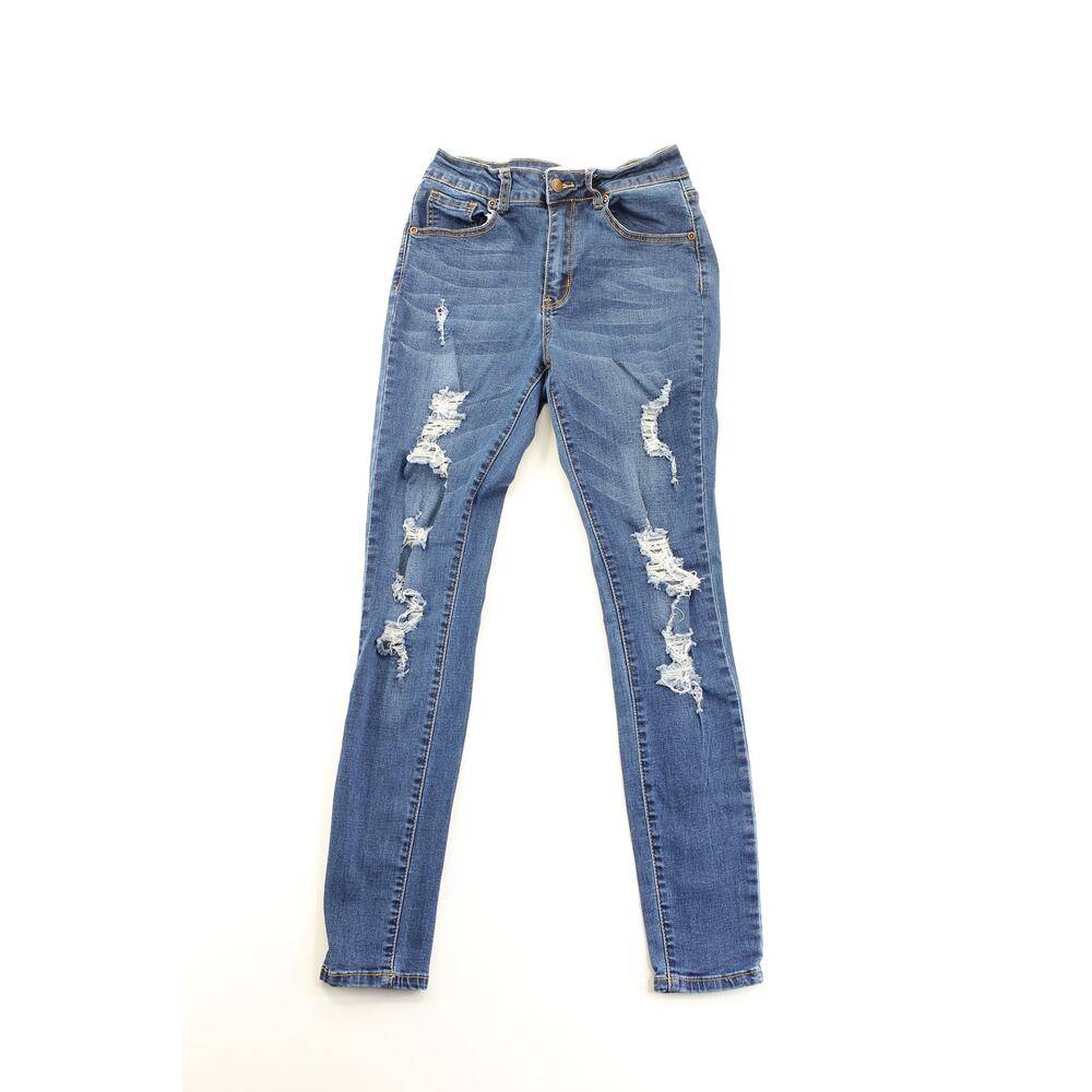 Hammer‎ jeans distressed high rise skinny jeans womens 5 normcore casual basic